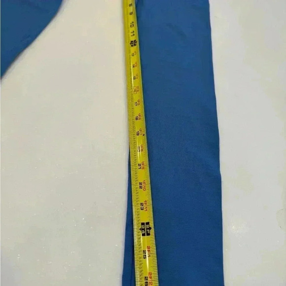 Yummies high waist full length leggings. Beautiful shade of blue size Small NEW - Picture 5 of 6